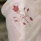 Blush Meadow Linen Saree