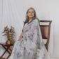 Purple Lotus Linen Saree