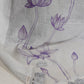 Purple Lotus Linen Saree