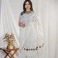 Tassel Tales Linen Saree