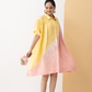 Sunblush Ombre Linen Dress