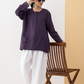 Midnight Plum Linen Co-Ord Set