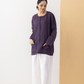 Midnight Plum Linen Co-Ord Set