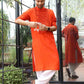Linen Tucks Kurta for Men