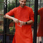 Linen Tucks Kurta for Men