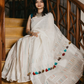 Tassel Tales Linen Saree
