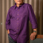Royal Purple Linen Shirt