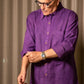 Royal Purple Linen Shirt