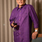 Royal Purple Linen Shirt