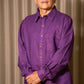 Royal Purple Linen Shirt