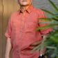 Terracotta Rose Linen Shirt