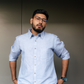Mist Blue Linen Shirt