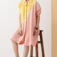 Sunblush Ombre Linen Dress