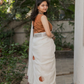 Terracotta Rhythm Linen Saree