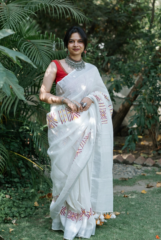 Noor Linen Saree